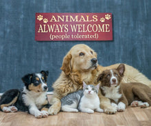 Animals Welcome (people tolerated)