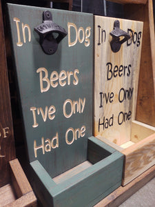 Catch Cap Bottle Opener- Dog Beers