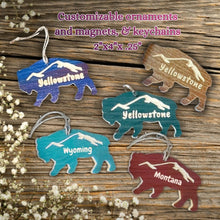 Bison Shaped- Magnets/Ornaments/Keychains