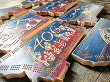 Cribbage Board-406 Wildflowers