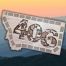 Cribbage Board-406 Forest Scene
