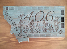 Cribbage Board-406 Wildflowers