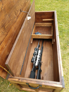 Hidden storage blanket chest