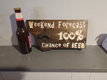 Knotty Pine Woodworks MT bottle opener, weekend forecast