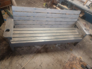 Large outdoor bench