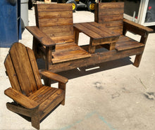 Double seat bench