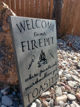 Firepit signs- Smore's or Toasted