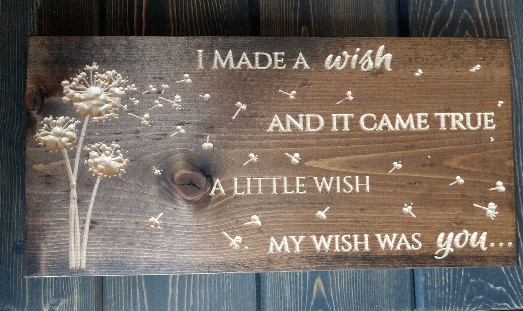 I made a Wish....