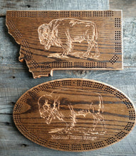 Cribbage Board- Bison