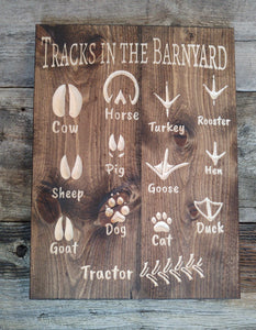 Tracks of the Barnyard