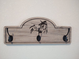 Coat Rack- Horses