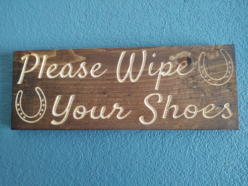 Please Wipe Your Shoes