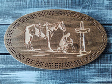 Cribbage Board- Cowboy Cross
