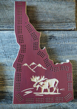 Cribbage Board IDAHO- Moose