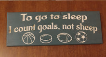 I Count goals not sheep