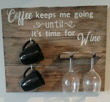 Knotty Pine Woodworks Coffee keeps me going until it's time for wine rack