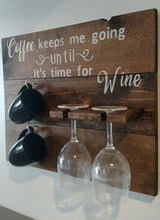 Knotty Pine Woodworks Coffee keeps me going until it's time for wine rack