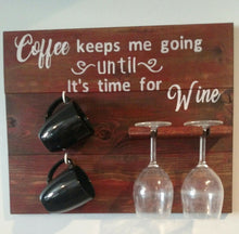 Knotty Pine Woodworks Coffee keeps me going until it's time for wine rack